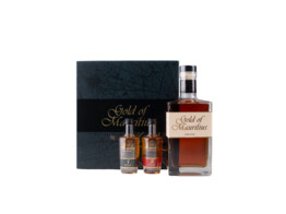 Gold of Mauritius Giftbox  70cl Dark  5cl Solera 5   8 